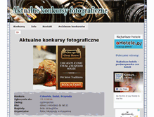 Tablet Screenshot of konkursy-fotograficzne.pl